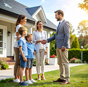 Financial advisor explaining insurance policies